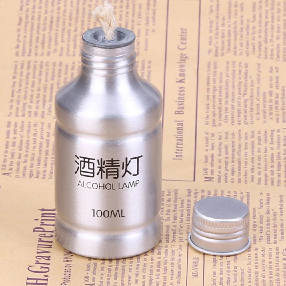 Stoves Alcohol Lamp 100ml Aluminum Alloy Burner Lamp Chemistry Lab Tool For - £9.31 GBP