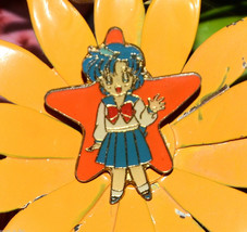 Sailor Mercury star pin Amy school girl seifuku - £15.56 GBP