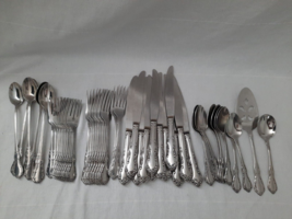 55 Pieces ~ Oneida Oneidaware Whittier  ~ Flatware Spoon Fork Knife Iced Tea - £79.09 GBP