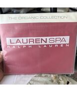 New RALPH LAUREN SPA Organic Queen Flat Sheet Cinnabar Red Certified By IMO - $64.35