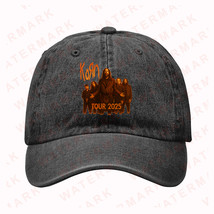 KORN ON TOUR 2025 Denim Hat Cap - $30.00