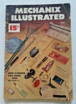 1949 Vintage Rare Mechanix Illustrated Magazine May M552 - $9.99