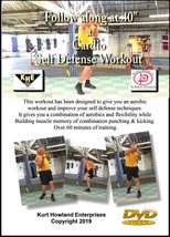&quot;CARDIO SELF DEFENSE WORKOUT at 40 years &amp; up, Learn Punching &amp; Kicking ... - $13.33