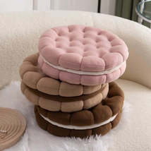 Simulation Biscuit Cushion – Plush Sofa Pillow - $18.00