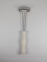 Cutco Stainless Whisk Egg Beater Ivory White Handle Wire Whip Wisk Mix USA - $14.99