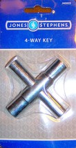 4-Way STEEL KEY water Faucet spigot 1/4&quot; 9/32&quot; 5/16&quot; 11/32 JONES STEPHEN... - $448.92 MXN