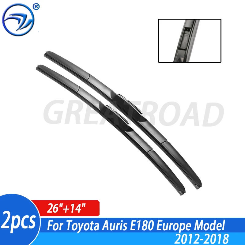 Wiper Front Hybrid Windshield Wiper Blades For Toyota Auris E180 Europe Model - £15.86 GBP
