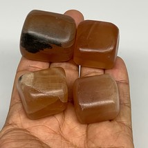 156.1g, 0.9&quot;-1.1&quot;, 4pcs, Honey Calcite Tumbled Stones @Afghanistan, B26737 - £10.07 GBP