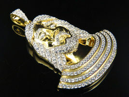 3Ct Round Cut Diamond 14K Yellow Gold Finish Robe Jesus Piece Charm Pendant - £114.31 GBP