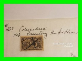 Scott 237 U.S. Stamp 10 Cent 1893 Columbian Commemoratives - £19.97 GBP