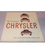 The Beautiful Chrysler Auto Sales Brochure 1953 Windsor New Yorker Imperial - €11,33 EUR
