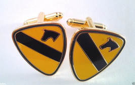 1st Cavalry US Army Cuff Links Military 14653-C Free Shipping - £17.71 GBP