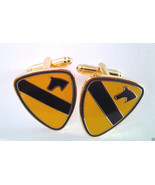 1st Cavalry US Army Cuff Links Military 14653-C Free Shipping - $21.98