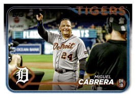 2024 Topps #201 Miguel Cabrera NM-MT Tigers ID:73934 - £1.37 GBP