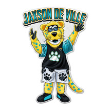 Jacksonville Jaguars Pennant Shape Cut Mascot Design - $30.99