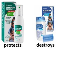 Hygia Protect Protective spray for hair against lice x125 ml &amp; Hygia Sha... - £9.93 GBP