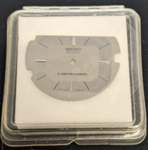 NEW SEIKO H556-5020 Alarm Chronograph 2-Tone Silver Watch Dial - NOS - £34.01 GBP