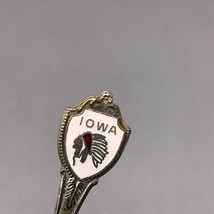 Vintage Iowa Enamel Souvenir Collector&#39;s Spoon - £24.11 GBP