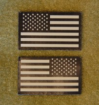 2&quot; x 1.2&quot; Mini Small US IR Flag Patch Set Tan &amp; Black NSW ODA SFOD-D Inf... - £12.47 GBP