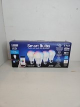 Feit Electric 1648970 9W LED Smart WiFi Bulbs (4-Pack) works /w Alexa and Google - £12.58 GBP