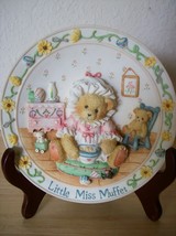 1995 Cherished Teddies Little Miss Muffet Nursery Plate  - £17.31 GBP