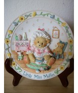 1995 Cherished Teddies Little Miss Muffet Nursery Plate  - £17.56 GBP
