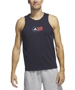 adidas Men&#39;s American Flag Tank Legend Ink-Small - $26.05 CAD