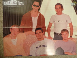 Backstreet Boys Isaac Hanson teen magazine poster clipping Phat Farm couch - £3.13 GBP