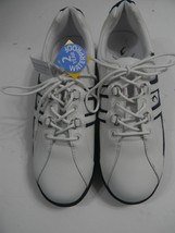 Women&#39;s Lady Fairway Golf Shoes Athletic Size 8M White Rubber Spikes Style 1722 - £22.77 GBP