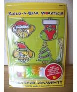 Build A Bear 4pc. Christmas Suncatcher Ornaments  - £7.96 GBP