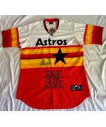 Nolan Ryan Auto Stat Jersey 19/34 NWT Astros XL COA MLB Majestic Rare - €1.280,51 EUR