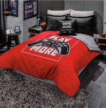 VIDEOGAME JUNIORS BOYS REVERSIBLE COMFORTER SET 4PCS FULL SIZE - $98.01