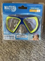 Water Sun &amp; Fun Swim Mask blue/yellow Child 4+ - £8.73 GBP
