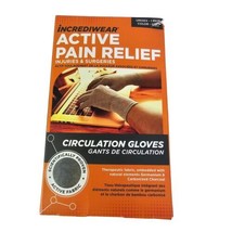 Incrediwear Fingerless Circulation Gloves  Large New in Box  Active Pain... - £19.32 GBP