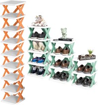 Imountek Shoe Rack Organizer Free Standing Shoe Rack 9Tier Narrow Entryw... - $674.16 MXN