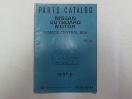 1991 Parts Catalog Nissan Outboard Motor Remote Control Box RC 4 M-258-A... - $26.55