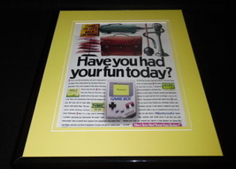 1992 Nintendo Game Boy Framed ORIGINAL 11x14 Vintage Advertisement  - £26.03 GBP