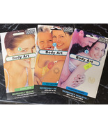 3 Sheets Set Temporary Waterproof 3D Flowers Body Tattoos - $72.98 MXN