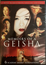 Memoirs of a Geisha (DVD, 2006, 2-Disc Set, Widescreen) Like New - £7.82 GBP