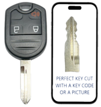 Key Cut 3B Remote Key For Ford 2006-2020 164-R8070 CWTWB1U793 80 Bit Sa Oem Chip - £28.90 GBP