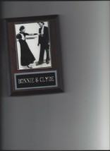 BONNIE &amp; CLYDE PLAQUE BANK ROBBERS CRIME PHOTO PLAQUE - $3.95