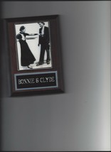 BONNIE &amp; CLYDE PLAQUE BANK ROBBERS CRIME PHOTO PLAQUE - £3.13 GBP