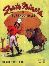 NFL NCAA College Football Program Metal Sign 12X8in Vintage Old Art Prin... - $24.74