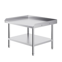 VEVOR Stainless Steel Work Table, 30 x 36 x 26 Inch Commercial Food Prep... - £196.38 GBP