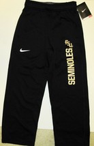 NWT Nike Florida State FSU Seminoles black Therma Fit Stay Warm Pants Boy S - £29.72 GBP