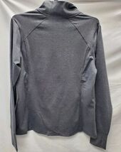 All In Motion Women's XXL Zip-Front Jacket Heathered Black Zipper Pockets image 2