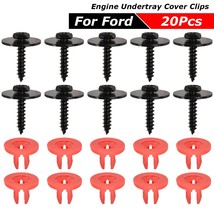 20pcs Car Engine Undertray Cover Clips Screws Bottom Cover Shield Guard for  Foc - £35.31 GBP