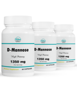 3 Pack D-Mannose, relief and cleanse urinary tract bladder-60 Capsules x3 - €85,00 EUR