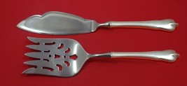 Grand Colonial by Wallace Sterling Silver Fish Serving Set 2 Piece Custom HHWS - $150.58