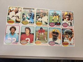 1976 Topps Football Set Of 10 Ungraded Cards - £7.48 GBP